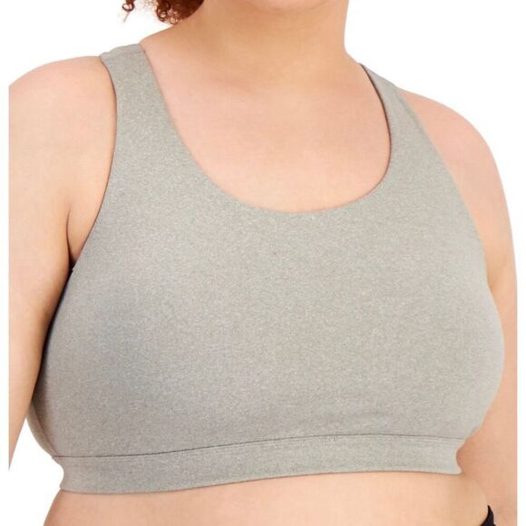 ID Ideology Plus Size Sweat Set Sports Bra, Created for Macy's Size 3X - Picture 1 of 3